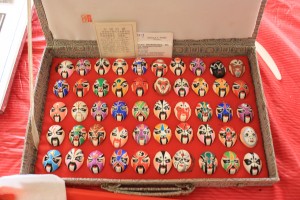 Miniatures of Chinese Opera Masks.