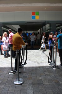 With plenty of tickets to the free concert still to give away, the line ceased and the velvet ropes withdrawn.  