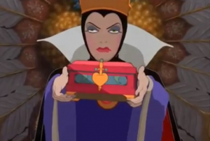 So much dark magic in this movie. At least Snow White is a happy camper.
