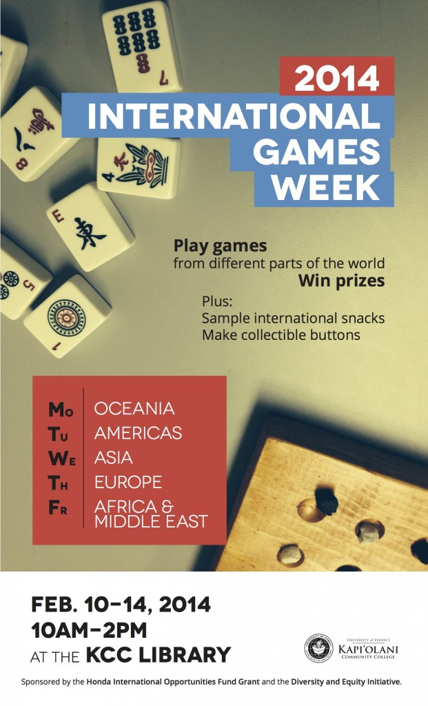 international games week poster 2014