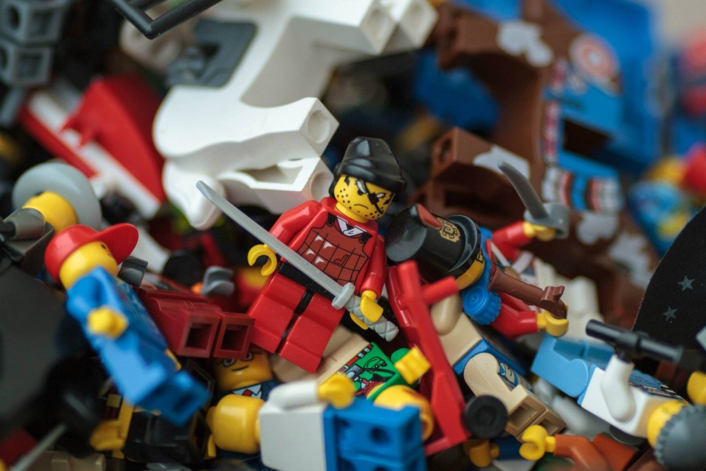 Took this up-close shot of my Lego minifigure collection. Photo: Devin Takahashi/Kapiʻo.
