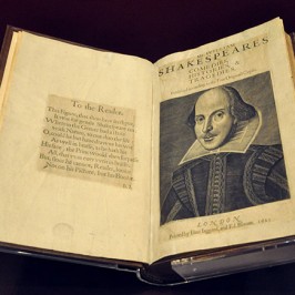 KCC to Host Historic Shakespeare Folio