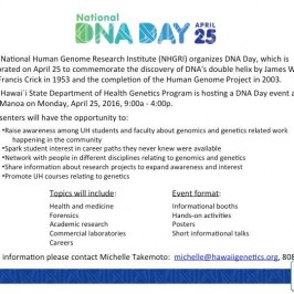 UHM Event Highlights Opportunities in Genetics